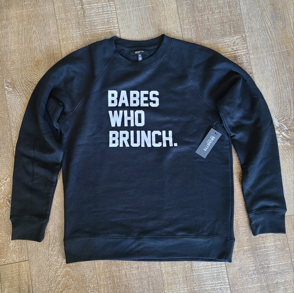 "Babes Who Brunch" Sweater - Picture 2 of 5